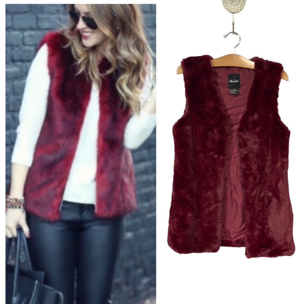 Me Jane Faux Fur Vest